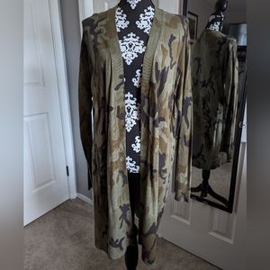 Sanctuary Camouflage long cardigan Sz. sm.